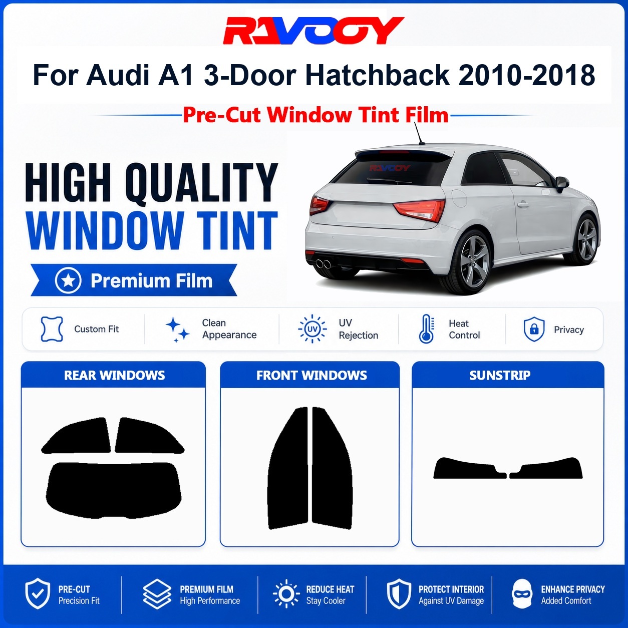 Home Security For Windows - Audi A1 3 Kapılı Hatchback 2010-2018