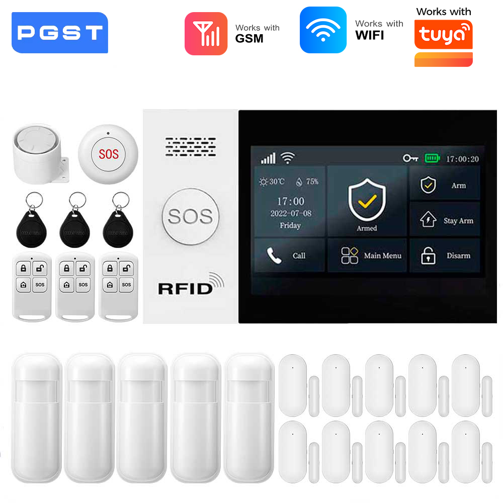 Sim Gsm Alarm - 2.4G WIFI Akıllı GSM Alarm Sistemi,
