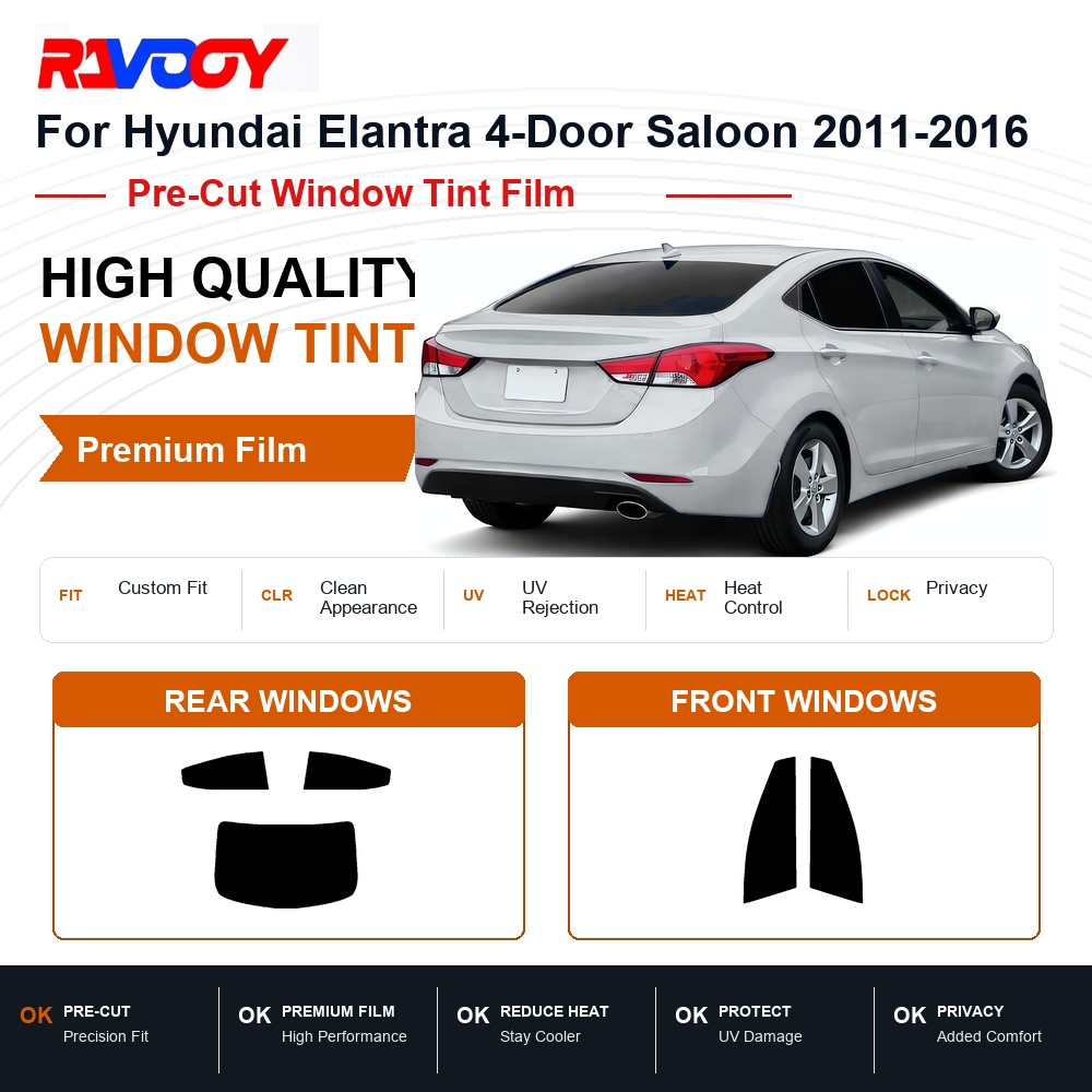 Home Security For Windows - Hyundai Elantra 4 Kapılı Sedan 2011-2016