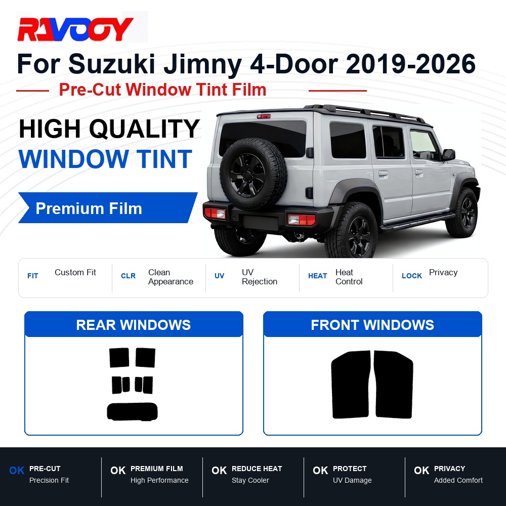 Home Security For Windows - Suzuki Jimny 4 Kapılı 2019-2026 Ön
