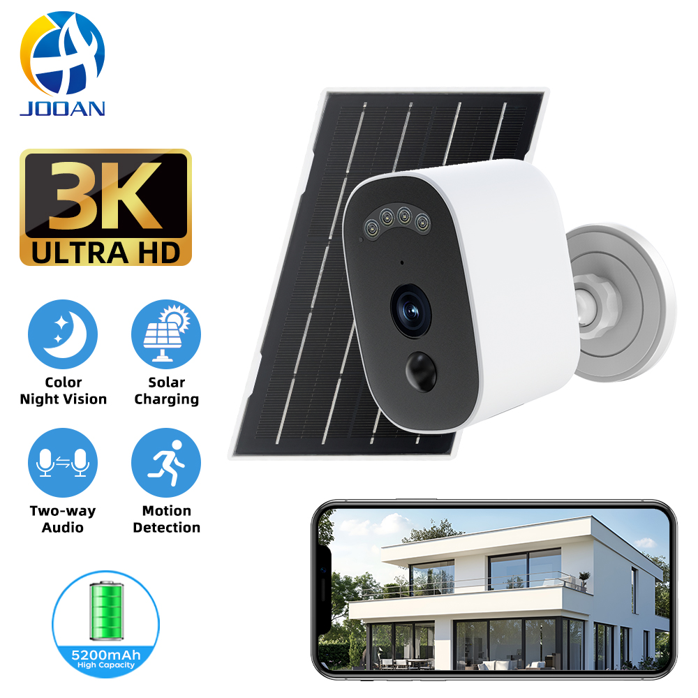 Home Security Camera Installation - Jooan 3K HD Güneş Güvenlik Kamerası