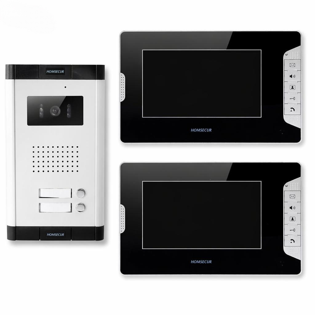 Home Security Monitoring System - 4 telli 2 aile görüntülü kapı