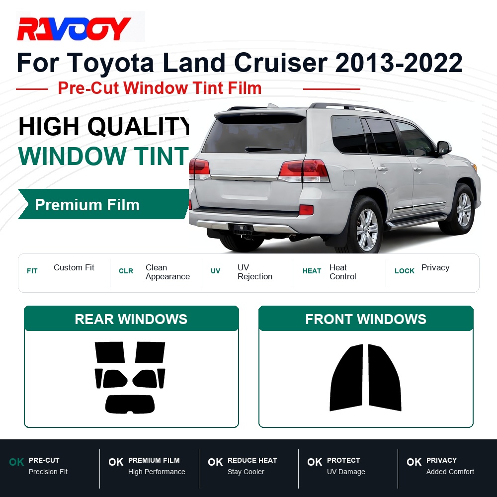 Home Security For Windows - Toyota Land Cruiser 2013-2022 Ön ve