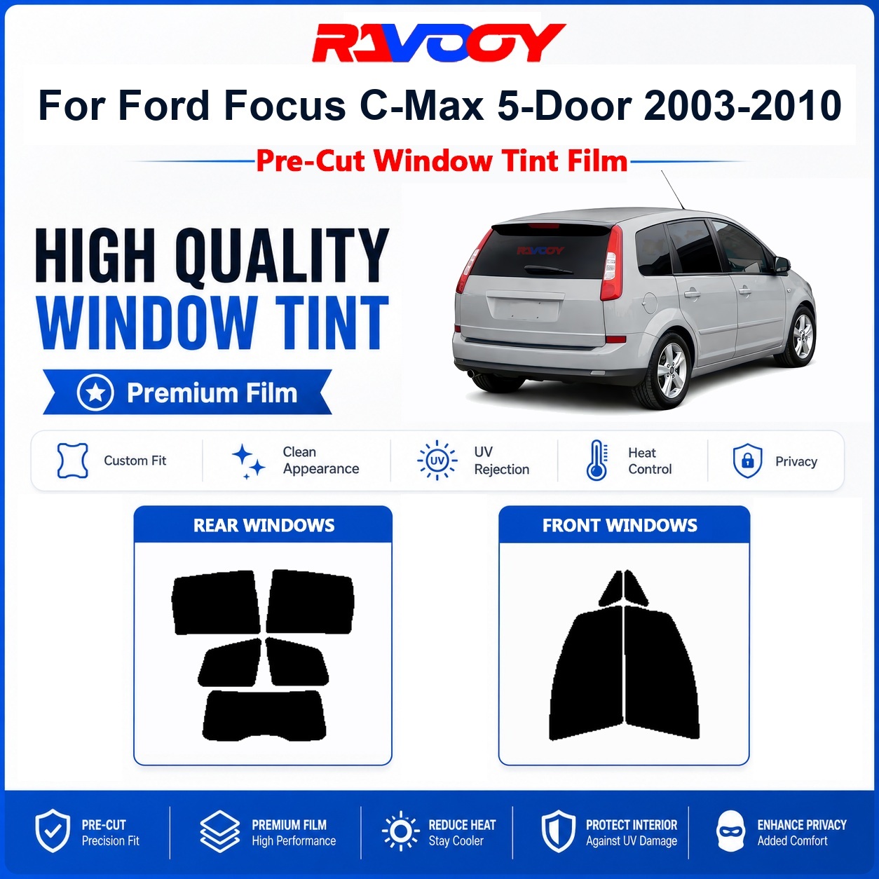 Home Security For Windows - Ford Focus C-Max 5 Kapılı 2003-2010