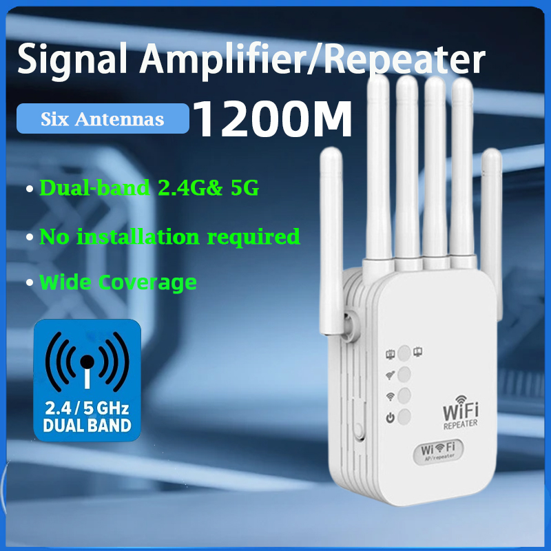 Home Security Network - KATORD 1200Mbps Kablosuz WiFi Tekrarlayıcı 2.4G&5G
