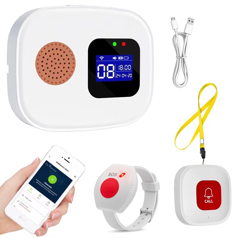 Home Security Network - Yaşlılar için Acil Durum Çağrı Butonu,