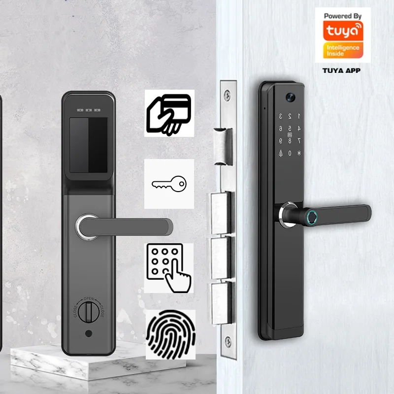 Home Security Features - Akıllı Ev Güvenlik Kapı Kilidi Tuya