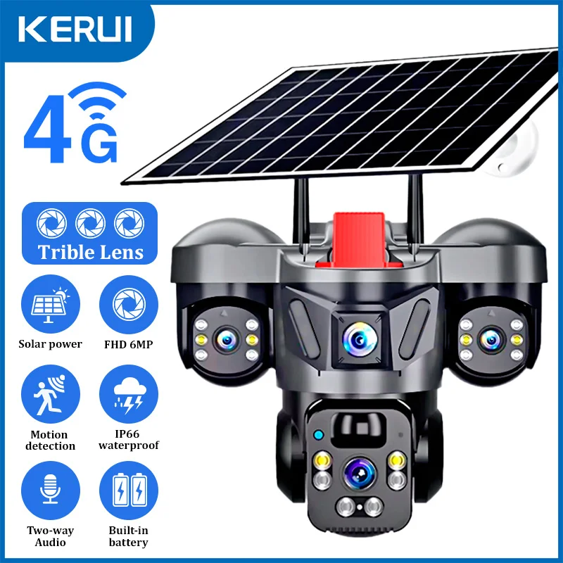 Home Security Camera Installation - KERUI V380 Pro Açık PTZ 6MP