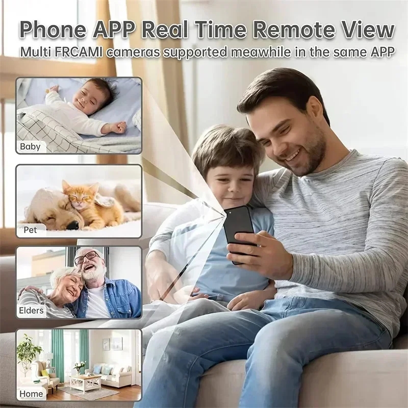 Home Security Monitoring System - A9 Mini Kamera WiFi Kablosuz İzleme