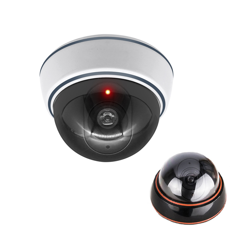 Home Security Camera Installation - Yaratıcı siyah/beyaz sahte Dome kamera simülasyon