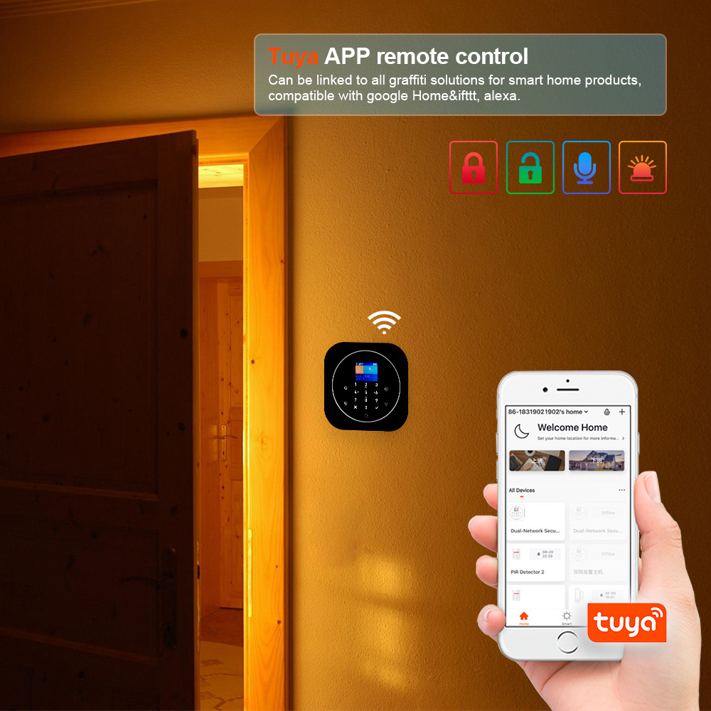 KERUI G12 2G Wifi Kablosuz Ev  - Sim Gsm Alarm incelemesi ve fiyatı
