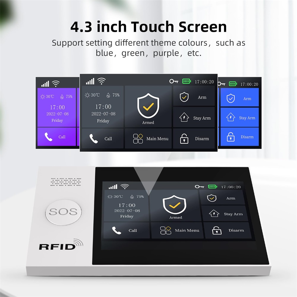 2.4G WIFI Akıllı GSM Alarm Sis - Sim Gsm Alarm incelemesi ve fiyatı