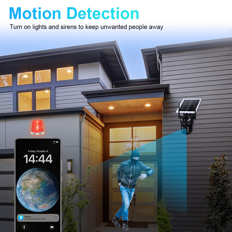 KERUI 6MP 4G SIM WiFi Güneş En - Home Security For Windows incelemesi ve fiyatı