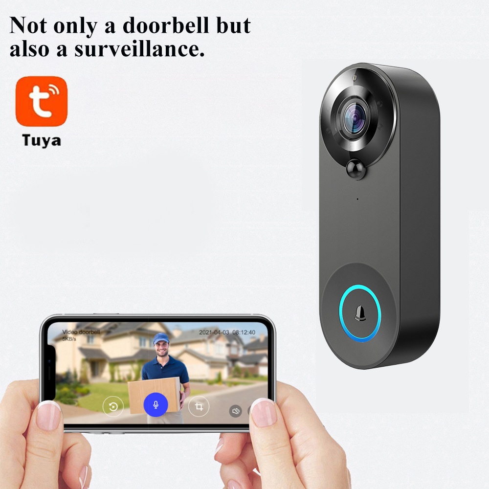 Tuya 1080P kablosuz WIFI kapı  - Home Security Camera Installation incelemesi ve fiyatı