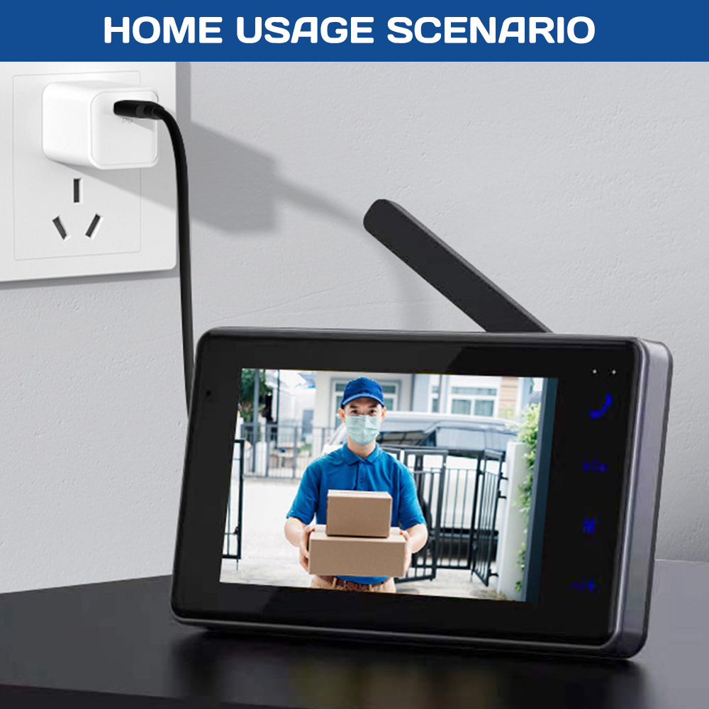 4.3 inç HD IPS Ekranlı Kablosu - Home Security Monitoring System incelemesi ve fiyatı