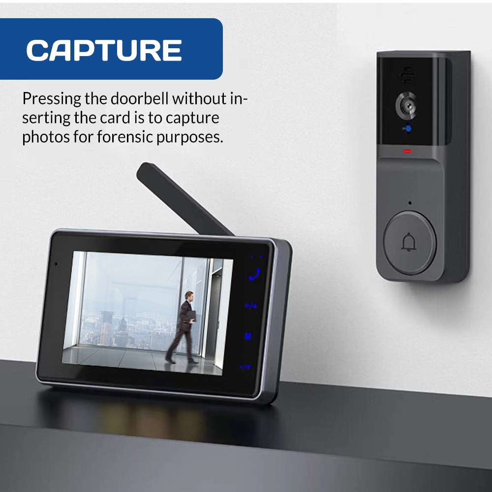 4.3 inç HD IPS Ekranlı Kablosu - Home Security Monitoring System incelemesi ve fiyatı