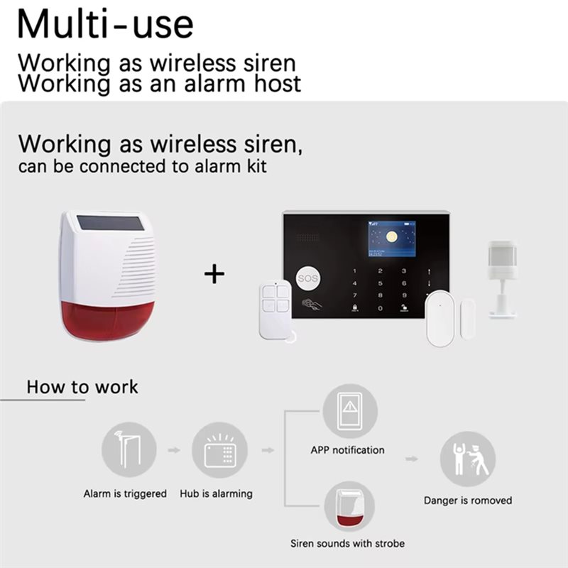 【 SEPETE EKLE 】Hırsız Alarm Si - Home Security Lights Outdoors incelemesi ve fiyatı