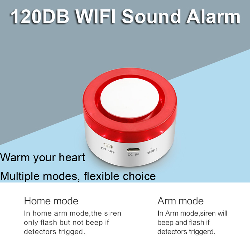 WiFi Tuya Ev Alarm Sistemi 120 - Sim Gsm Alarm incelemesi ve fiyatı