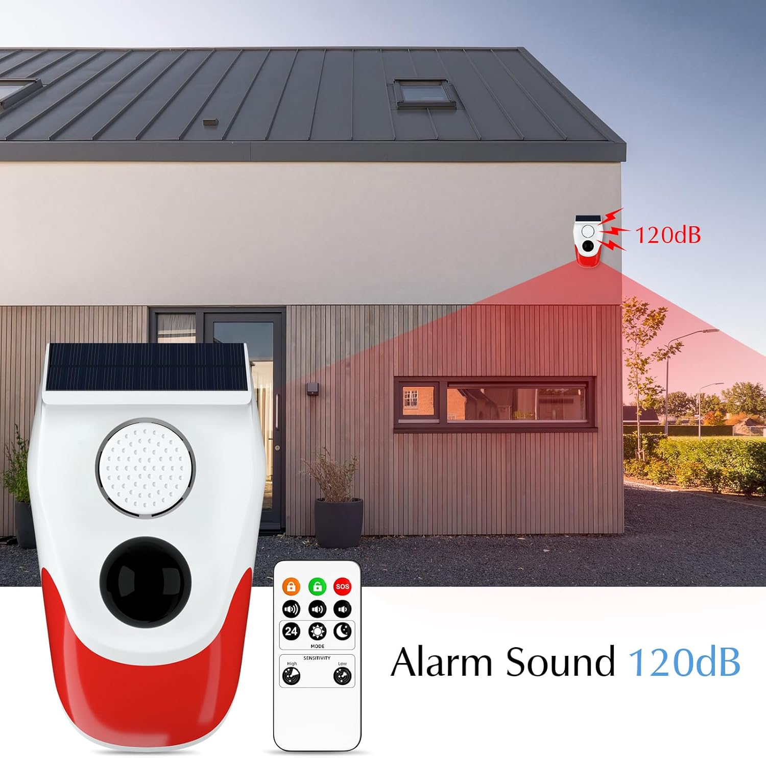 Güneş Enerjili Hareket Sensörü - Home Security Lights Outdoors incelemesi ve fiyatı