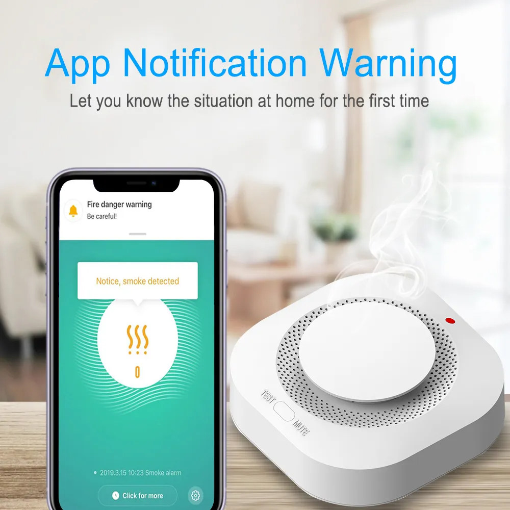 Tuya Zigbee WiFi Akıllı Duman  - Home Security Monitoring System incelemesi ve fiyatı