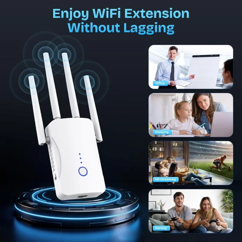 1200Mbps Çift Bantlı WiFi Tekr - Home Security Network incelemesi ve fiyatı