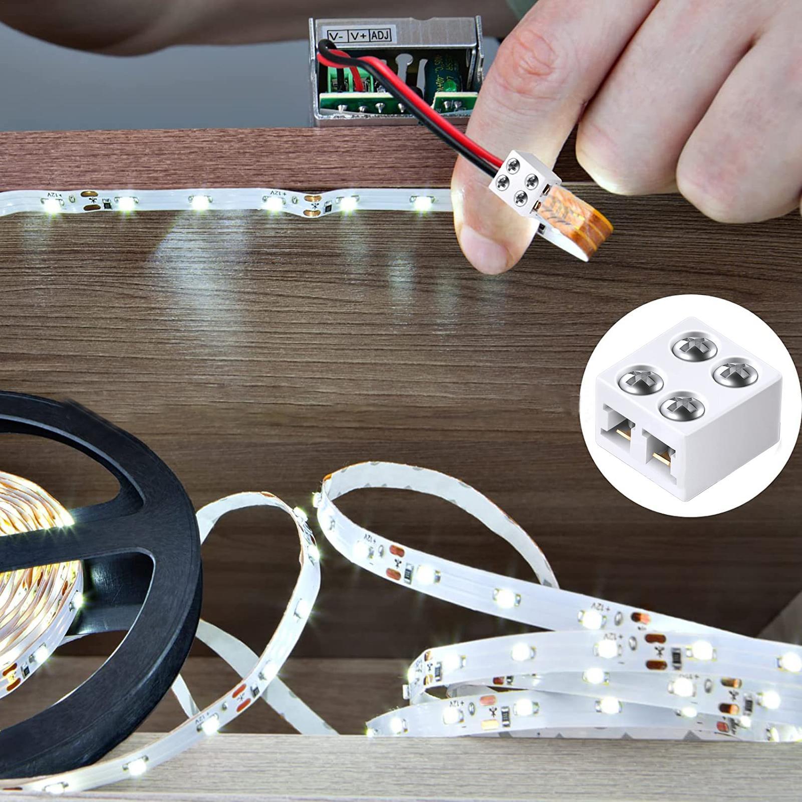LED şerit konnektörleri 8mm le - Home Security Providers incelemesi ve fiyatı