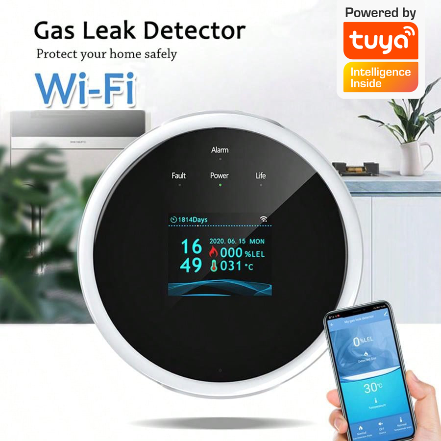 2.4G WiFi Gaz Alarm Sensörü Ya - Home Security Network incelemesi ve fiyatı
