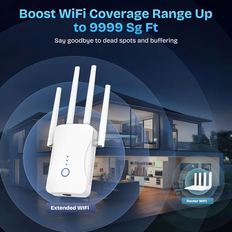 2.4G/5GHz Çift Bantlı WiFi Tek - Home Security Network incelemesi ve fiyatı