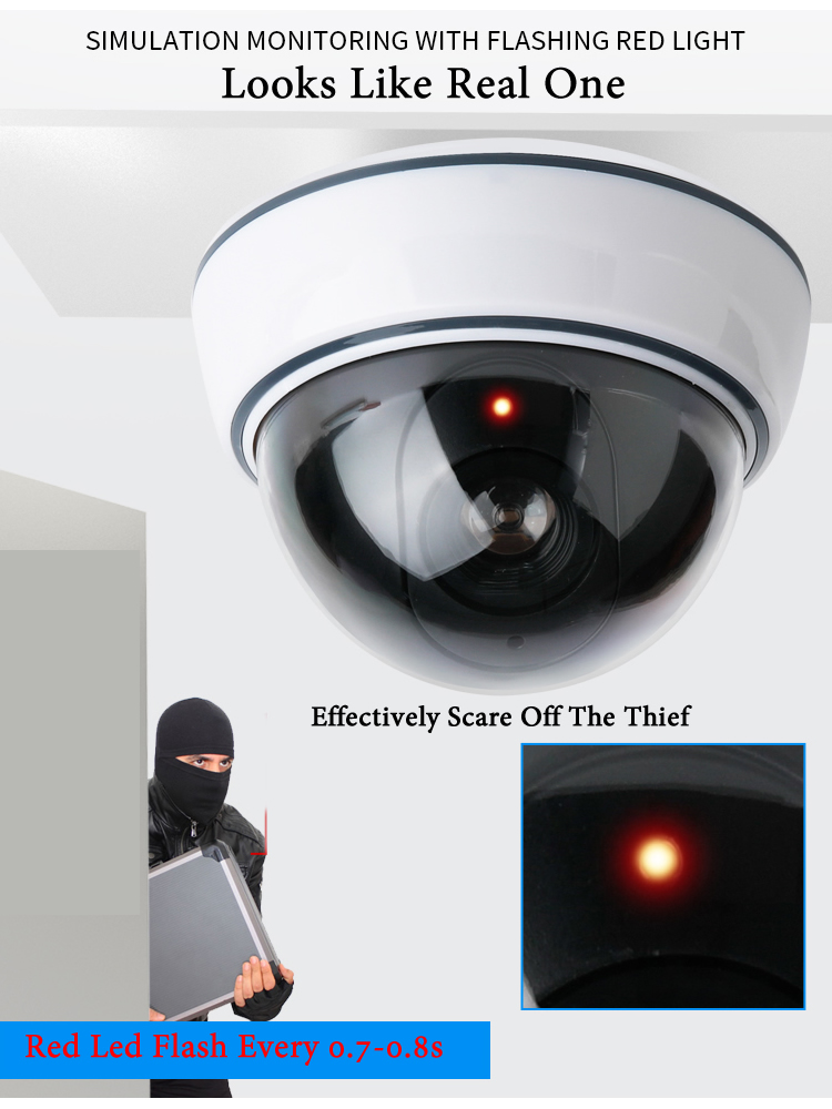 Yaratıcı siyah/beyaz sahte Dom - Home Security Camera Installation incelemesi ve fiyatı